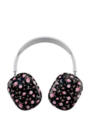 Black and Pink Floral AirPods Max Cover