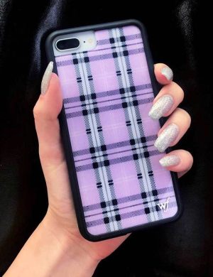 Plaid | Lavender iPhone Case