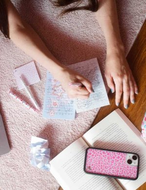 Pink Meow Sticky Notes