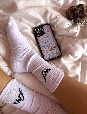 Wildflower Socks – White