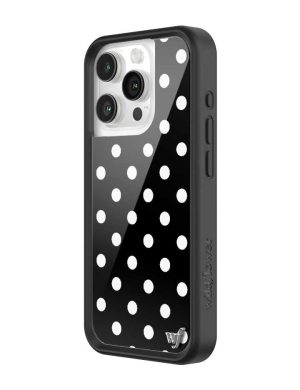 Polka Dot | Black and White iPhone Case