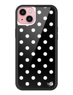 Polka Dot | Black and White iPhone Case