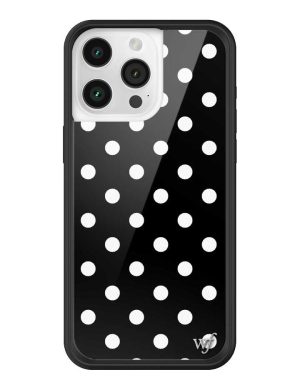 Polka Dot | Black and White iPhone Case