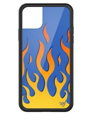 Flames | Blue iPhone Case