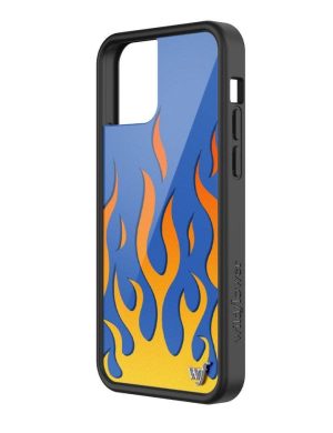 Flames | Blue iPhone Case