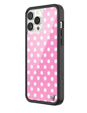Pink Polka Dots iPhone Case