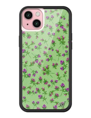 Purple Posie Rosie iPhone Case