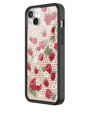 Raspberry Polka Dot iPhone Case