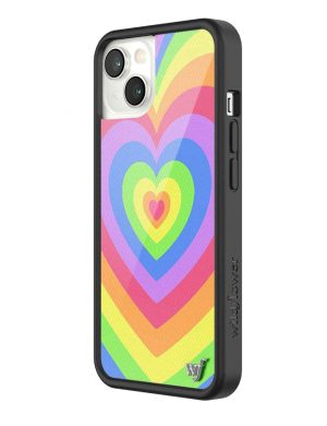 Rainbow Latte Love iPhone Case