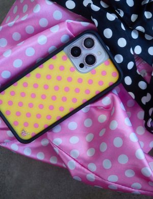 Polka Dot | Yellow and Pink iPhone Case